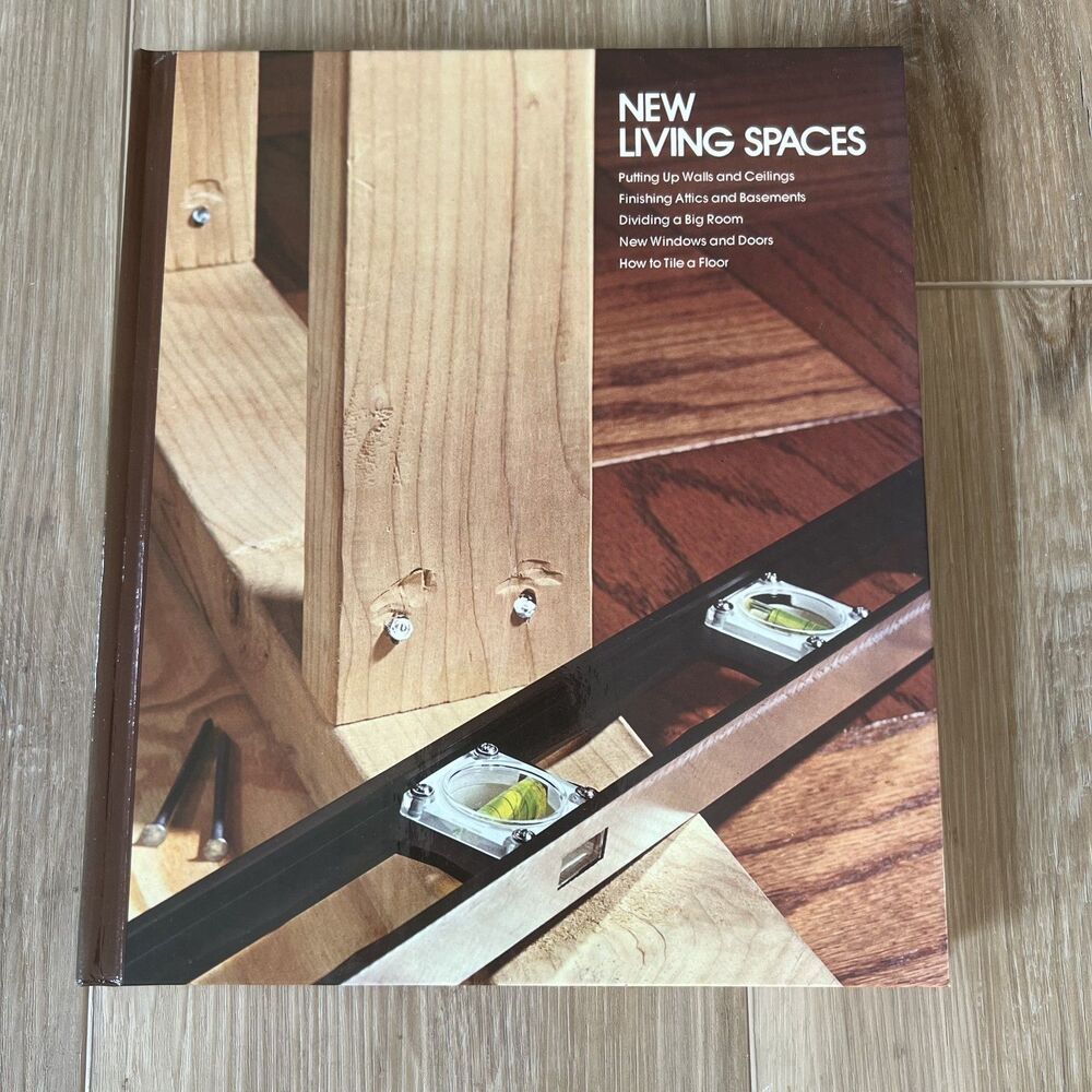 New Living Spaces Time Life Home Repair & Improvement Series Book DIY Renovation